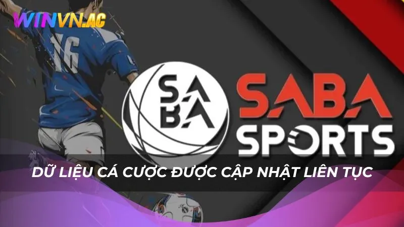 Dữ liệu cá cược được cập nhật liên tục